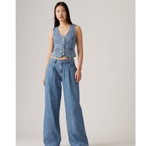 Levi's Baggy Dad Wide Leg Jeans, Size 31